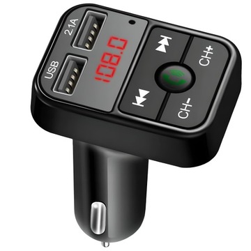 FM-ПЕРЕДАТЧИК BLUETOOTH ЗАРЯДНОЕ УСТРОЙСТВО ДЛЯ MP3 2xUSB SD LCD