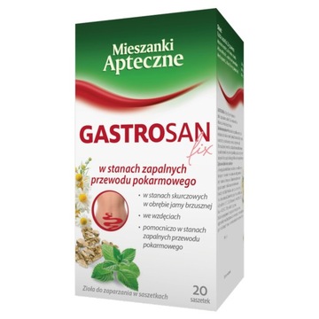 Fix Gastrosan saszetki 20szt. wzdęcia niestrawność