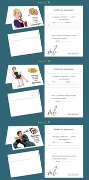 ПРИГЛАШЕНИЯ на 18 30 40 50 60 ДНИ РОЖДЕНИЯ + КОНВЕРТ