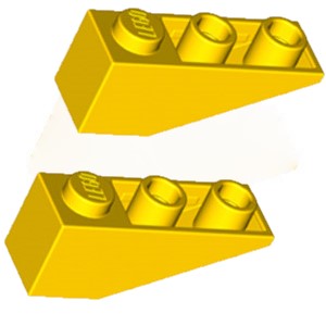 LEGO skos 1x3 428724 4287 żółty do WeDO 9580