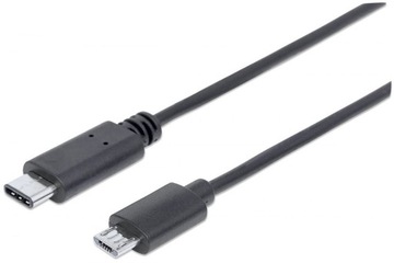 Кабель USB 2.0 Type-C/Micro-USB 1м 60Вт 3А М/М