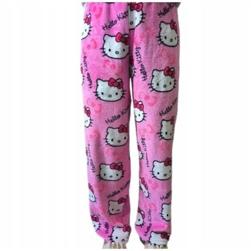 SPODNIE OD PIŻAMY HELLO KITTY MIĘKKIE I WYGODNEL
