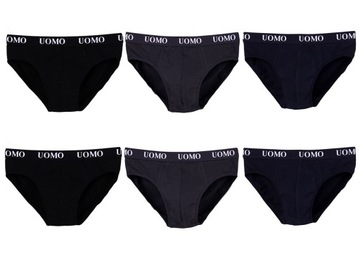 6x SLIPY MĘSKIE MAJTKI BAWEŁNIANE PREMIUM r. 5XL SLIPKI UOMO JAKOŚĆ