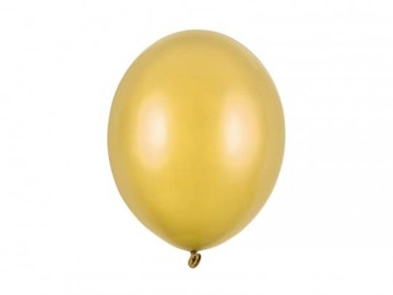 Balony metallic złote, 30 cm urodziny dekoracja