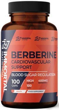 IMMORTAL BERBERINE 400mg 100kaps BERBERYNA GLUKOZA