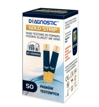 Diagnostic Gold Strip Paski do glukometru 50 sztuk