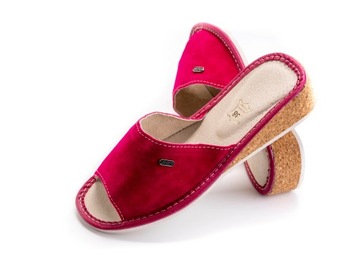 KAPCIE KLAPKI LACZKI PANTOFLE OBUWIE DAMSKIE