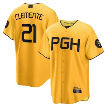 Replika koszulki gracza Pittsburgh Pirates City Connect w kolorze złotym, 3XL