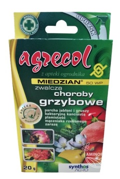 MIEDZIAN Agrecol 20g zaraza choroby grzybowe parch