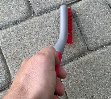 SZCZOTKA DO FUG SZCZELIN WĄSKA OLDMAN PŁYTEK KĄTÓW AUTA kaloryfera mycia 23