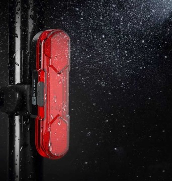 Светодиодный задний фонарь USB для велосипеда 60ч 50лм