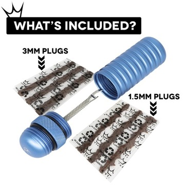 PEATY'S HOLESHOT TUBELESS Plugger Kit Инструмент для ремонта шин