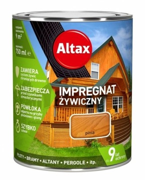 ALTAX Impregnat Żywiczny 0,75l PINIA