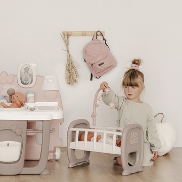 УГОЛОК ДЛЯ УХОДА ЗА БОЛЬШОЙ КУКЛОЙ SMOBY BABY NURSE