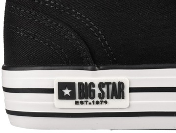 BIG STAR DAMSKIE TRAMPKI CZARNE NA PLATFORMIE r 39