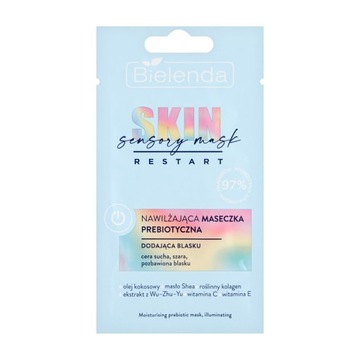BIELENDA SKIN RESTART SENSORY MASK MASECZKA DO TWARZY 8G NAWILŻAJĄCA SUCHA,