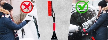 ЩЕТКА-СКРЕБОК ЩЕТКА ДЛЯ ОКОН 2 В 1 СКРЕБОК XL