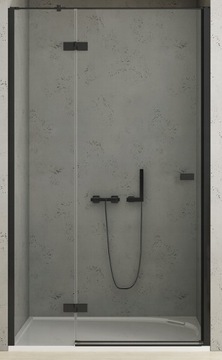 New Trendy drzwi wnękowe lewe Reflexa Black 120 cm EXK-1328
