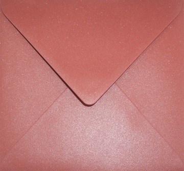 Koperty kwadratowe Aster Met Ruby czerwone - 25szt