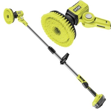 ВРАЩАЮЩАЯСЯ АККУМУЛЯТОРНАЯ ЩЕТКА RYOBI ТЕЛЕСКОПИЧЕСКАЯ СТРЕЛКА 18 В R18TPS SOLO