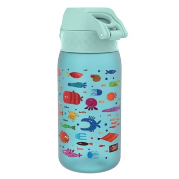 Butelka na wodę ION8 BIDON 350/400 ml RYBKI dla dzieci do szkoły bez BPA