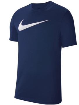 Koszulka bawełniana męska Nike Dri-FIT Park granatowa CW6936-451 r.M