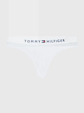 TOMMY HILFIGER THONGI WSTAWKA Z SIATECZKI L AAA