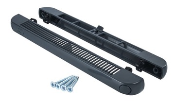 Nawiewnik okienny manualny F Vent 1250 klips antracyt