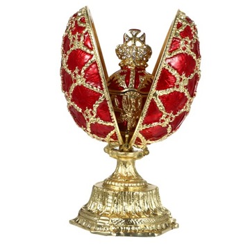 DEKORACJE JAJA WIELKANOCNEGO DOMU VINTAGE JAJKA FABERGE