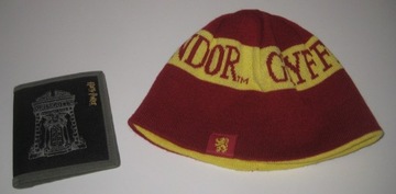 HARRY POTTER GRYFFINDOR - ZIMOWA CZAPKA + PORTFEL