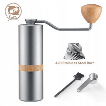 Manual Coffee Grinder 420 Stainless Steel Burr