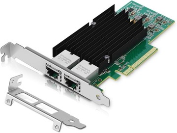 Karta sieciowa PCI-e 10 Gb Dual LAN Base-T kontroler Intel X540