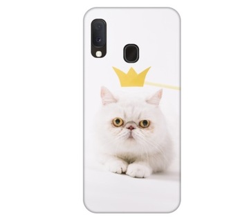 Etui pokrowiec do Samsung Galaxy A20e Kot pers kot