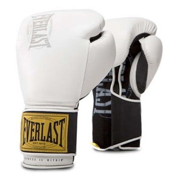 RĘKAWICE BOKSERSKIE EVERLAST WHITE 12 oz. + GRATIS