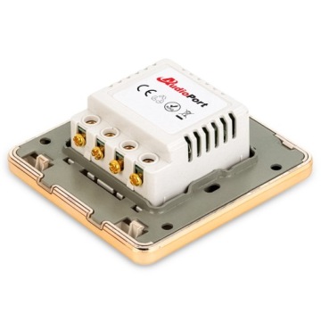 Регулятор громкости 10 Вт/100 В настенный золотой Audioport