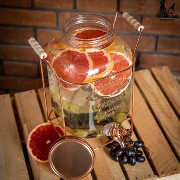 БАНКА 5л с краном для воды и напитков с подставкой