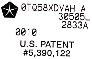 HODINY DISPLEJ CHRYSLER SEBRING II 0TQ58XDVAH