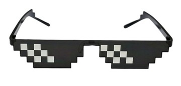 Okulary Przeciwsłoneczne pikselowe THUG LIFE pixel