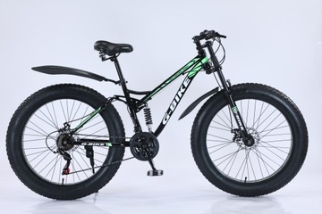 Велосипед 18 FAT BIKE 2 амортизатора 21 Шестерни SHIMANO Колесо 26