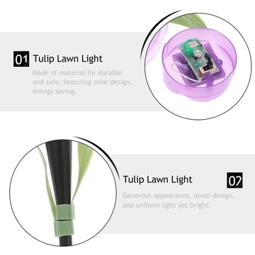 Наружное декоративное освещение Tulip Lawn Solar