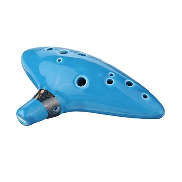 Керамическая флейта-флейта Alto C Zelda Ocarina с 12 отверстиями