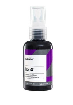 CarPro IronX deironizacja krwawiące felgi 50ml