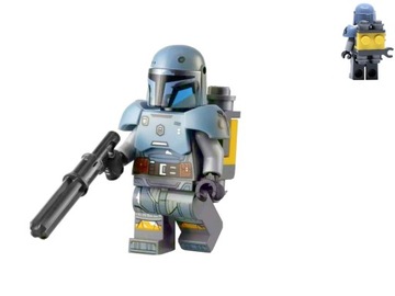 LEGO STAR WARS - Paz Vizsla + plecak + broń ! 75319 sw1172