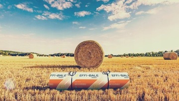 Сельскохозяйственная сетка EFFI PLUS 123x2000 для обмотки силоса, соломы, сена.