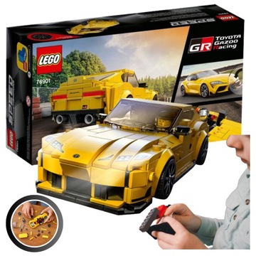 LEGO TOYOTA GR SPRA AUTO SAMOCHÓD SPEED CHAMPIONS ZESTAW KLOCKÓW PREZENT