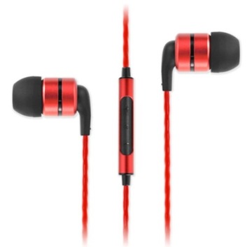 Słuchawki dokanałowe SoundMAGIC E80C Black-Red