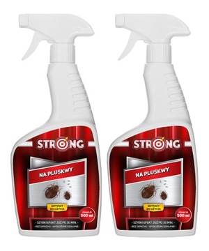 2X PREPARAT GOTOWY ŚRODEK SPRAY NA PLUSKWY I ICH LARWY STRONG SPRAY 500ML