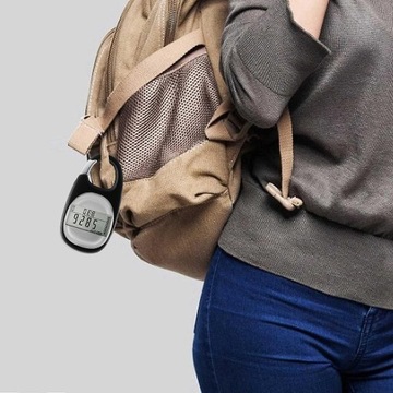 шагомер с карабином