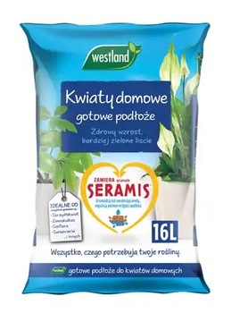 ПОЧВА ДЛЯ КОМНАТНЫХ ЦВЕТОВ SERAMIS 16L WESTLAND