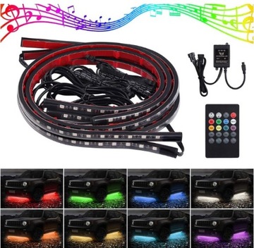 ПОДСВЕТКА ШАССИ АВТОМОБИЛЯ СВЕТОДИОДНАЯ RGB ПИЛОТНАЯ ТЮНИНГ